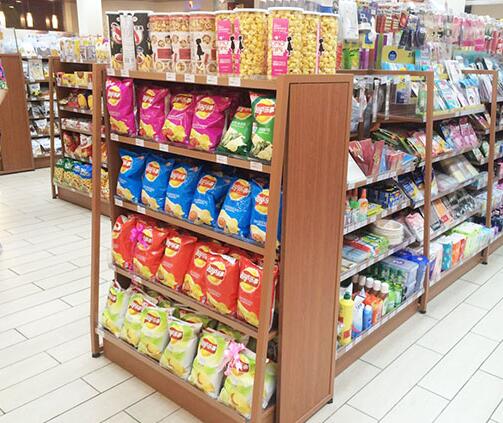 河北便利店的貨架擺放主要有三種模式